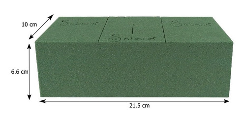 Imagen 2 de 3 de Espuma Floral Sabana - Caja Por 48 - Unidad a $1402