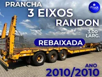 Comprar Carreta Prancha 3 Eixos Rebaixada Randon Carrega Tudo 2010