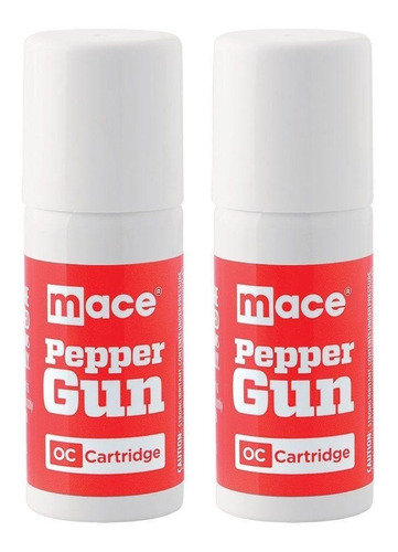 2 Piezas Cartuchos Mace Pistola Pepper Gun Gas Pimienta