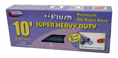 Valterra D04-0043 Ez Flush Slate Blue 10' Super Heavy Duty M