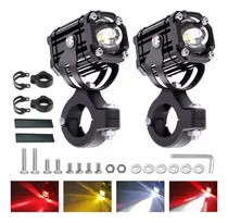 Comprar Faros Leds Auxiliares Motos 4 Modos Faros Moto Faros Led
