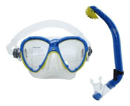 Kit Mergulho Infantil Mascara E Snorkel Com Valvula Seasub