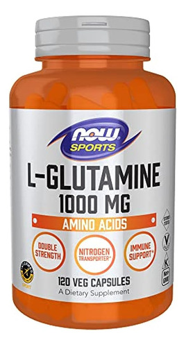 Now Sports Nutrition, L-glutamina, Doble Fuerza 1000 Mg, Ami