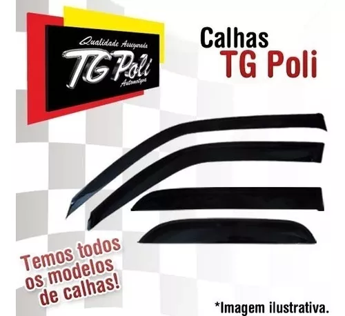 Aerofólio Corsa Hatch/wagon 1994/2001 4p com Led Preto Tg Poli