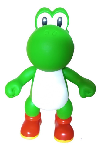 Boneco Yoshi Super Mario Articulado 25 Cm