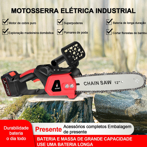 Victool Serrote Elétrico Sem Fio Portátil De 1100w E 21v