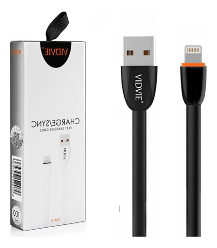 Cable Carga Rapida Tipo Lightning  2.1a Cable Usb 1 Metro 