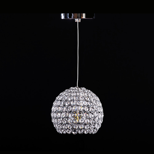 Lámpara De Cristal Cortado K9 Alto Ajustable Globo De 1 Luz
