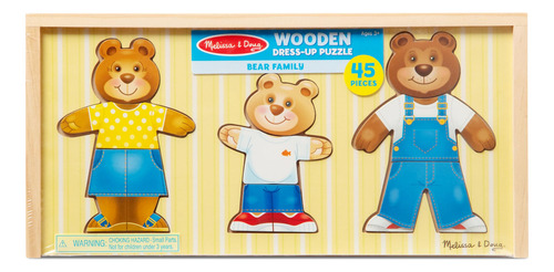 Puzle De Disfraces De Osos Melissa Y Doug