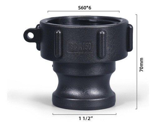 Gj: 4 Adaptador De Contenedor Ibc, Conector De Grifo, Ranura