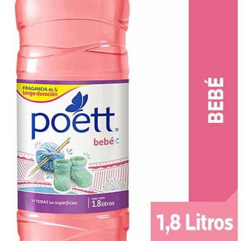 Pack X 3 Unid Limpiador  Bebe 1,8 Lt Poett Limpiadores P/pi