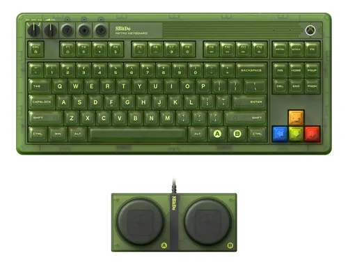 Teclado 8bitdo Retro 87 Mecánico Rgb Bluetooth Windows