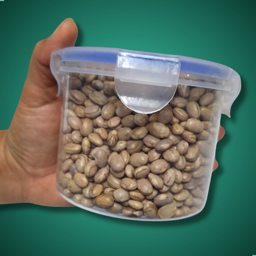 Kit 6 Potes Herméticos De Plástico Resistente Conjunto Para Mantimentos Cozinha