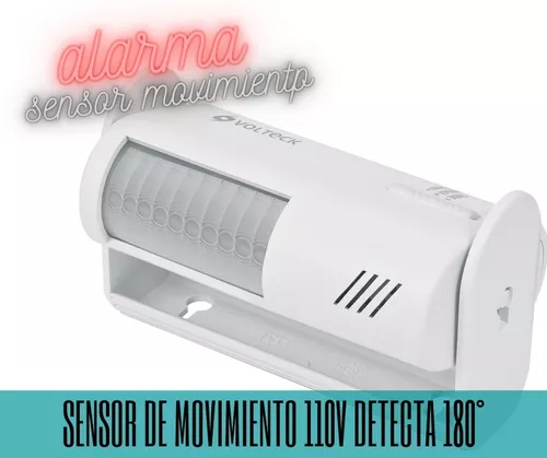 Sensor de movimiento con alarma y timbre Volteck