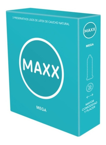 Preservativo Maxx Mega X 3un