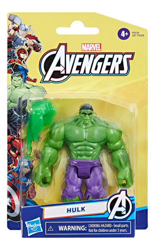 Muñeco Accion Marvel Hasbro 9326 - 11cm Hulk Original