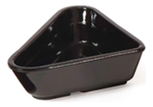Set De 6 Ramekin Triangular Melamina Negro 60ml