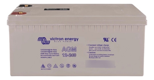 Batería 12v 240ah Agm Marca Victron Energy 