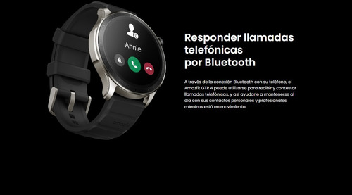 Imagen 7 de 7 de Smartband Amazfit GTR 4 Sport 1.43", malla superspeed black y bisel plateado