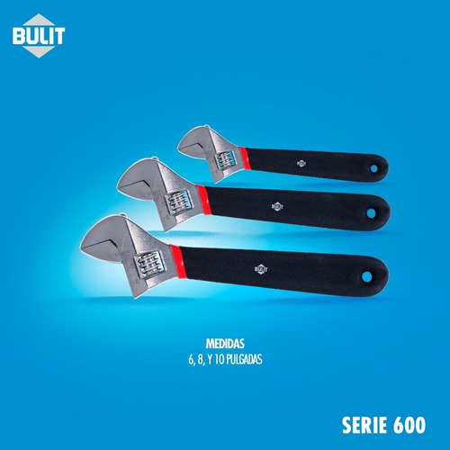 Imagen 4 de 6 de Llave Ajustable Bulit Serie 600 8