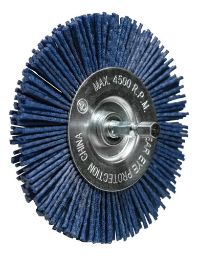 77443 Cepillo Radial De Nylon De 4 , Grano 150