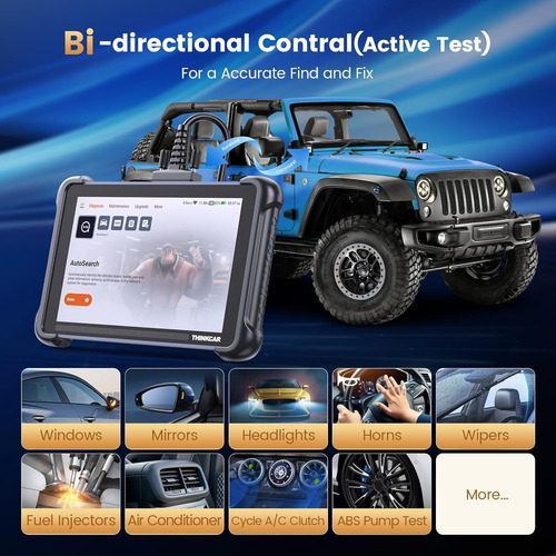 Thinkcar Thinkscan 689 Obd2 Scanner, Bidirectional Scan T...