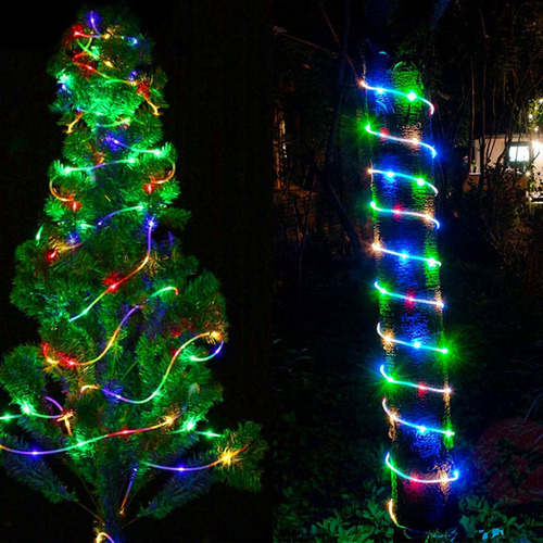 Yy Cadena De Tubos Led Solares De Luces Decorativas Para