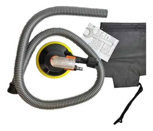 Lixadeira Hookit Pneumática 6 Polegadas Com Aspiração