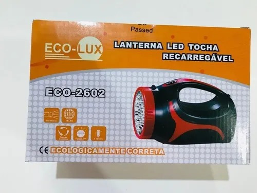 Kit 50un. Lanterna Holofote 19 Leds Bivolt Recarregavel