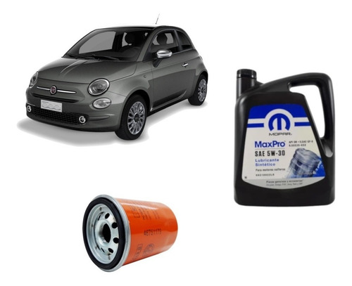 Imagen 1 de 5 de Kit De Filtro Y Aceite Mopar Fiat 500 1.4 Nafta