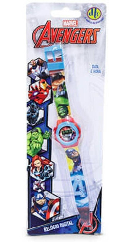 Relogio Infantil Digital Marvel Avengers Dtc