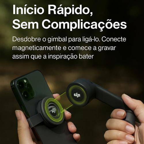 Gimbal Celular Dji Osmo Mobile 7p Estabilizador C/ Módulo