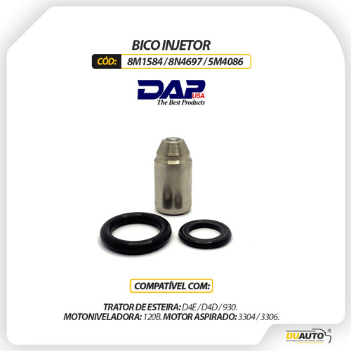 Bico Injetor Trator D4e 930 Motoniveladora 120b 3304 8m1584 