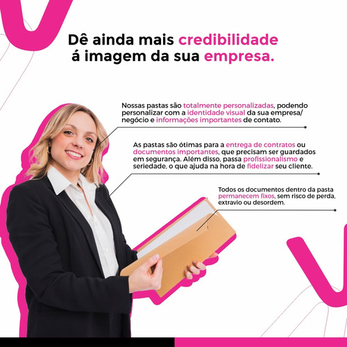 500 Pastas Personalizada Empresas Com Logomarca Arte Grátis