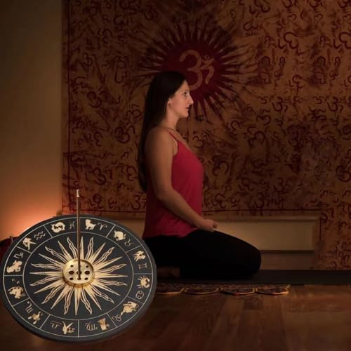 Soporte Y Quemador Incienso Palos Madera Con Recogedor Zodia