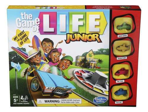 Juego De Mesa The Game Of Life Junior Para Niños De 5 Años [