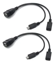 Comprar Otg Host Power Splitter Micro Usb Macho A Usb Una Hembra Y M