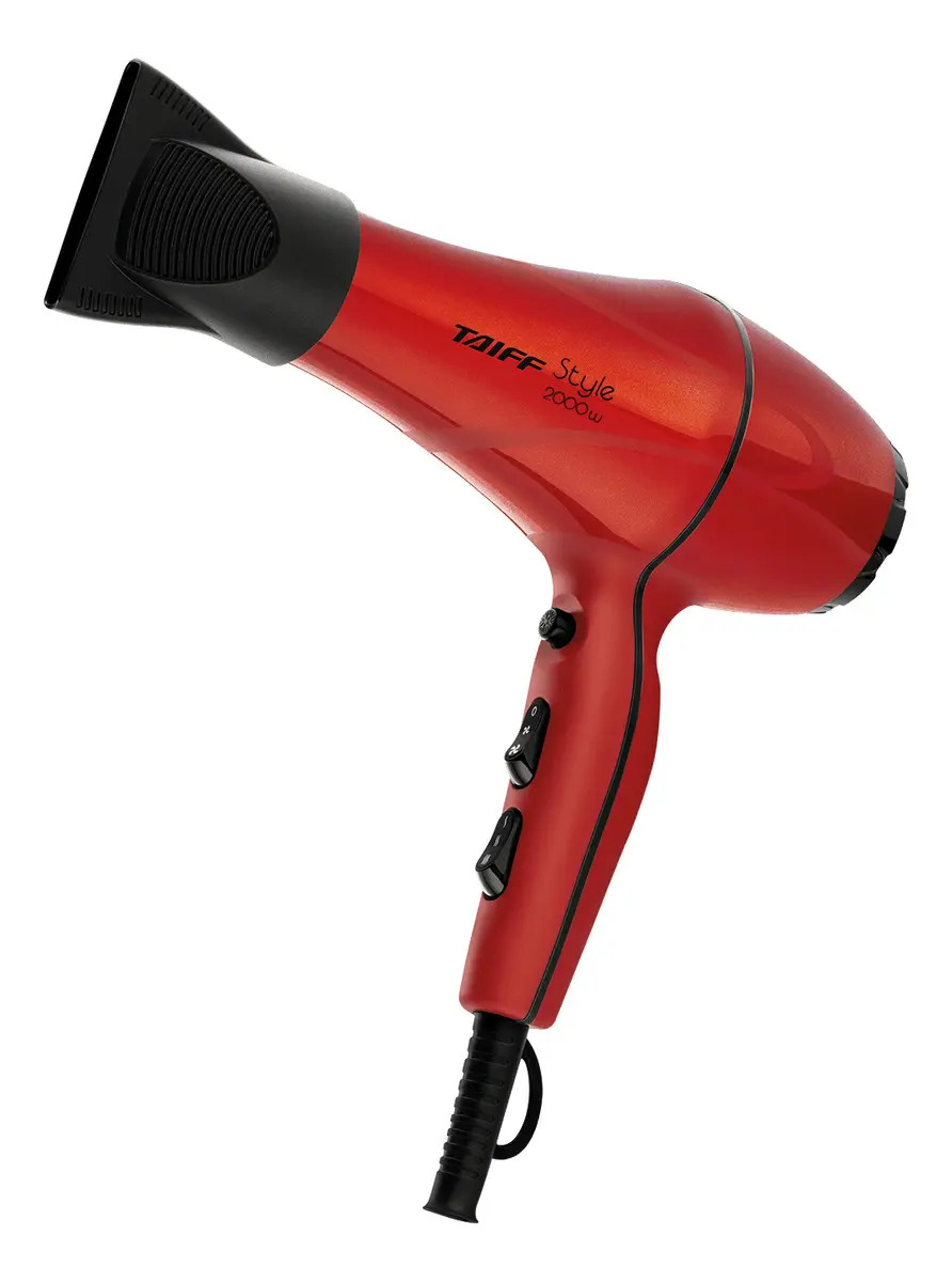 Secador Taiff Style 2000w Rosa Silêncio E Alta Potência Cor Vermelho