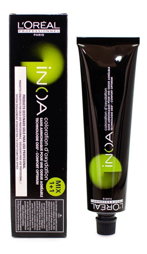 Tintura Inoa Sin Amoniaco Loreal N 7,1 Rubio Ceniza