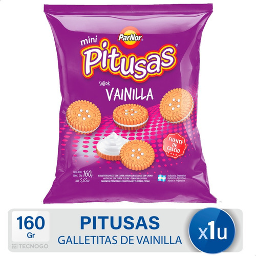 Galletitas Pitusas Vainilla Mini Galletas - Mejor Precio