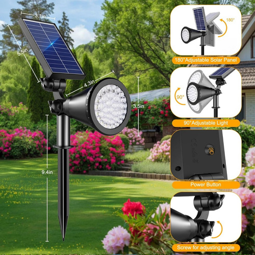 Luces Solares Para Exteriores A Prueba De Agua