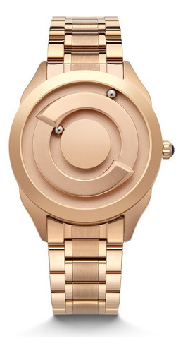 Reloj Eutour De Acero Inoxidable Con Cuentas Magnéticas Color De La Correa Rosê Gold