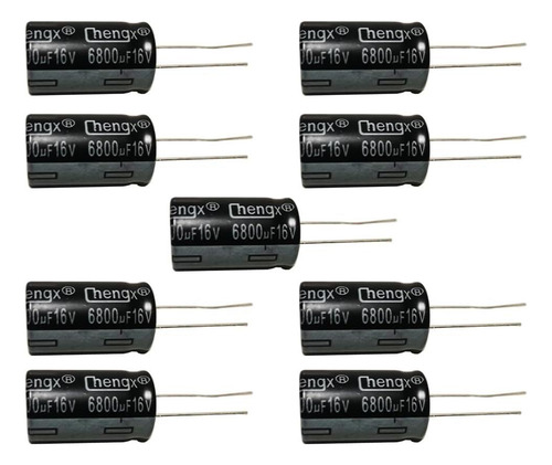 1500 Uf, 50 V, 16 X 25, -40 A +105 °c, 9 Unidades, Condensad