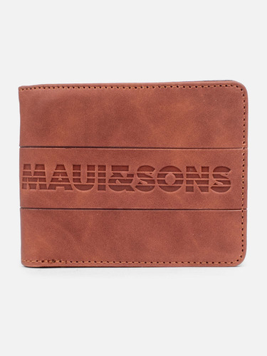 Billetera Maui And Sons Retro Brown