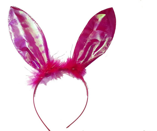 Imagem 5 de 6 de 12 Tiaras Para Páscoa Orelha Coelho Coelhinha - Cores