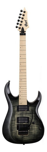Guitarra elétrica Cort X Series X300 de  tília gray explosion com diapasão de bordo