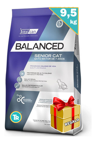 Ración Para Gato - Balanced Senior + Obsequio Y Envío Gratis