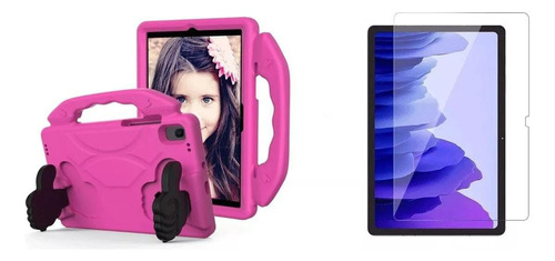 Funda Infantil + Templado Compatible Con Samsung Tab A7 10.4