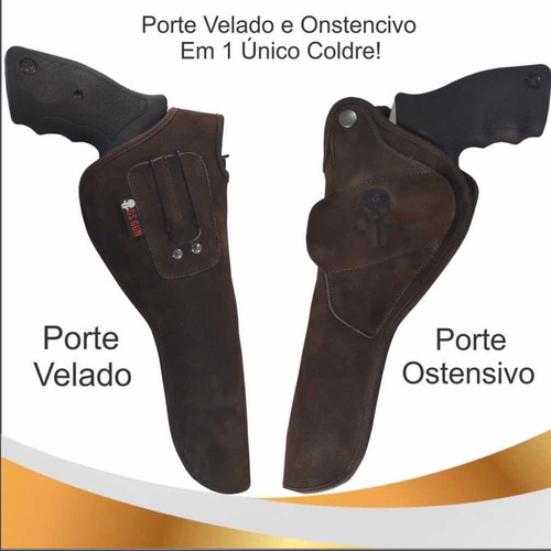 Coldre T.a 2x1 Revólver 6,5 Polegadas Personalizado Nomes