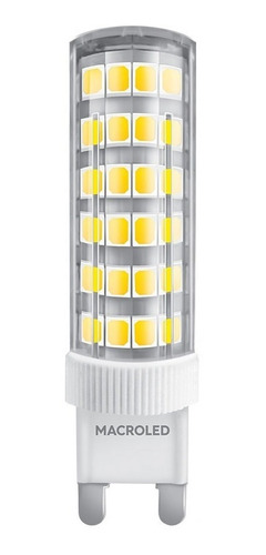 Imagen 2 de 2 de Lampara Bipin 6w Led Macroled G9 Blanco Calido 220v Dimeriza